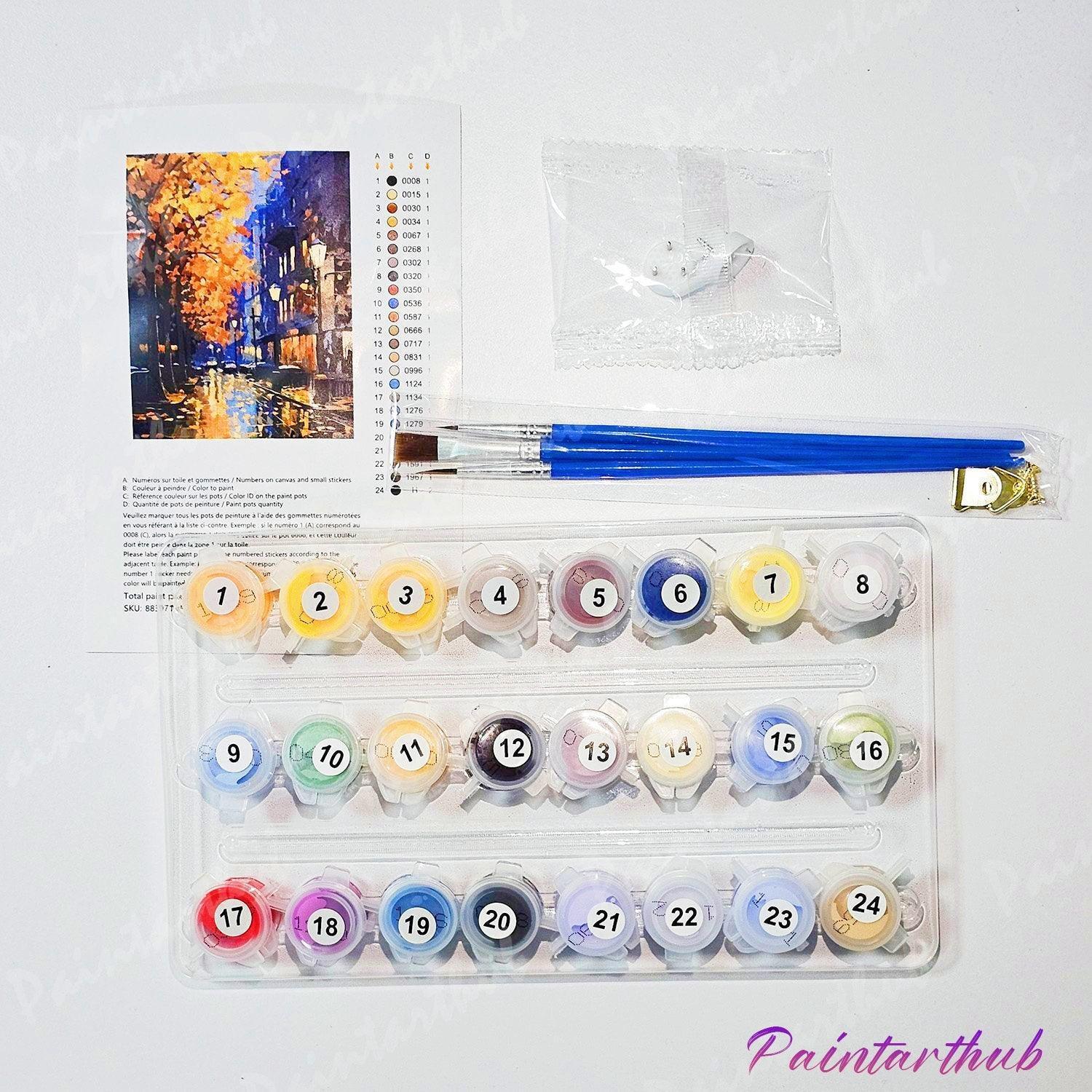 Christmas Snowman Paint by Numbers