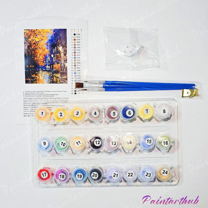 Christmas Snowman Paint by Numbers