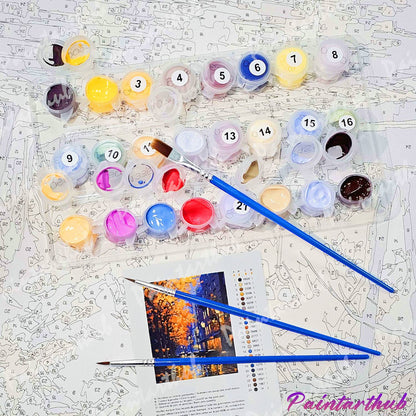 Magic World Paint by Numbers Free Shipping - Paintarthub